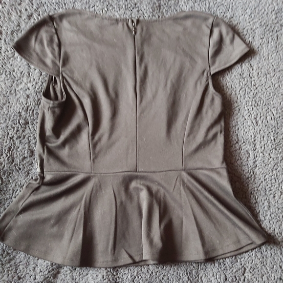 2/$20 Peplum Top with Diamante Detail - Picture 2 of 4